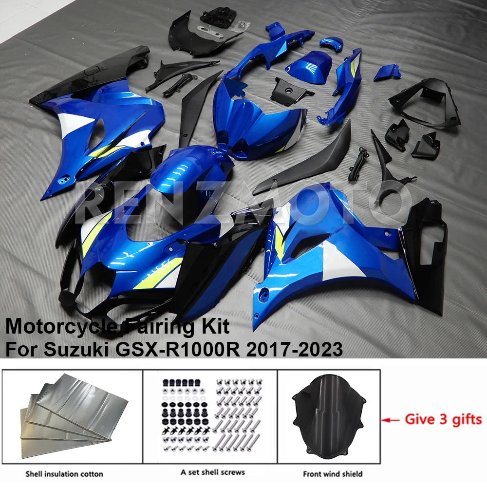 

Motorcycle Fairing Set Body Kit Plastic For Suzuki GSX-R1000 / GSX-R1000R 2017-2023 Accessories Injection Bodywork S1017-112a