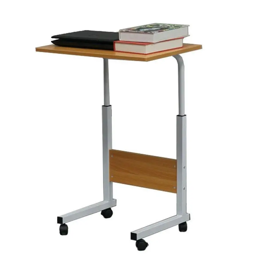 Rolling Small Spaces Computer Desk Corner Laptop Work Desk Office Laptop Table