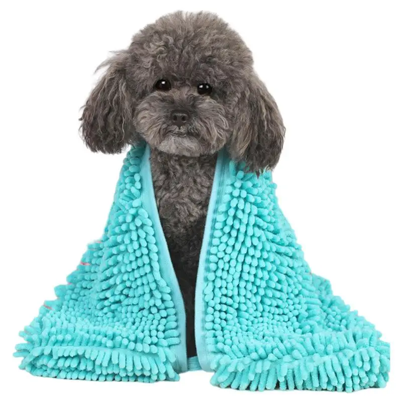 

Dog Drying Towel Dog Bath Microfiber Towels Bathing Supplies Shammy Pet Towels with Hand Pockets Dog Grooming Towel for Dog Cat