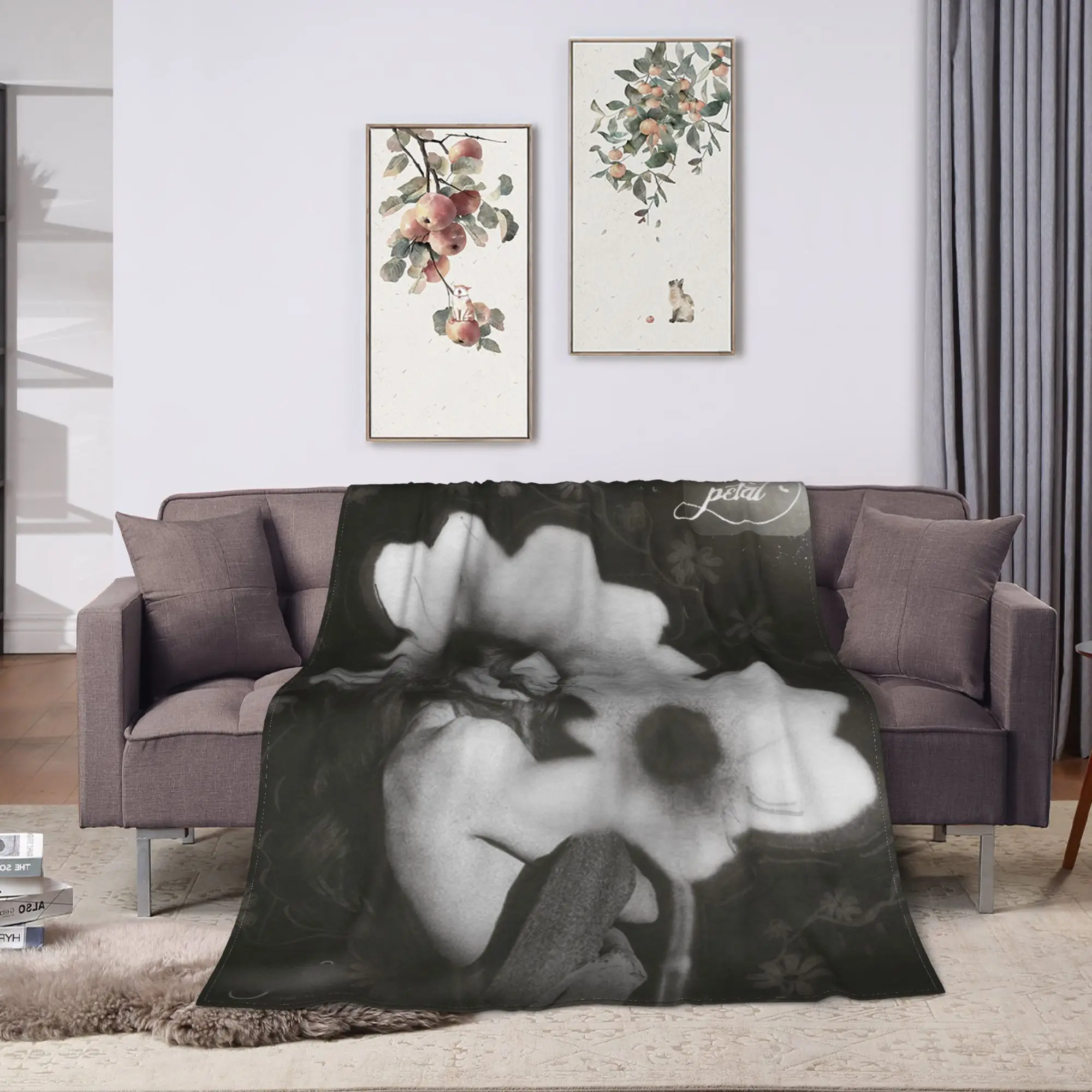A-Ariana G-Grande New Album Petal Merch 2026 Blanket Autumn  Warm Cozy Throw Blanket For Girl Home Decor Bedspread Bed Cover