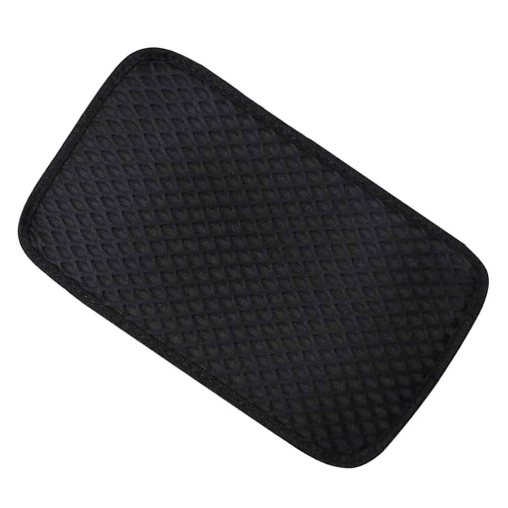 

Protection Mesh Handrail Cushion Center Console Car Cover Pad Diamond Arm Rest for Black Armrest