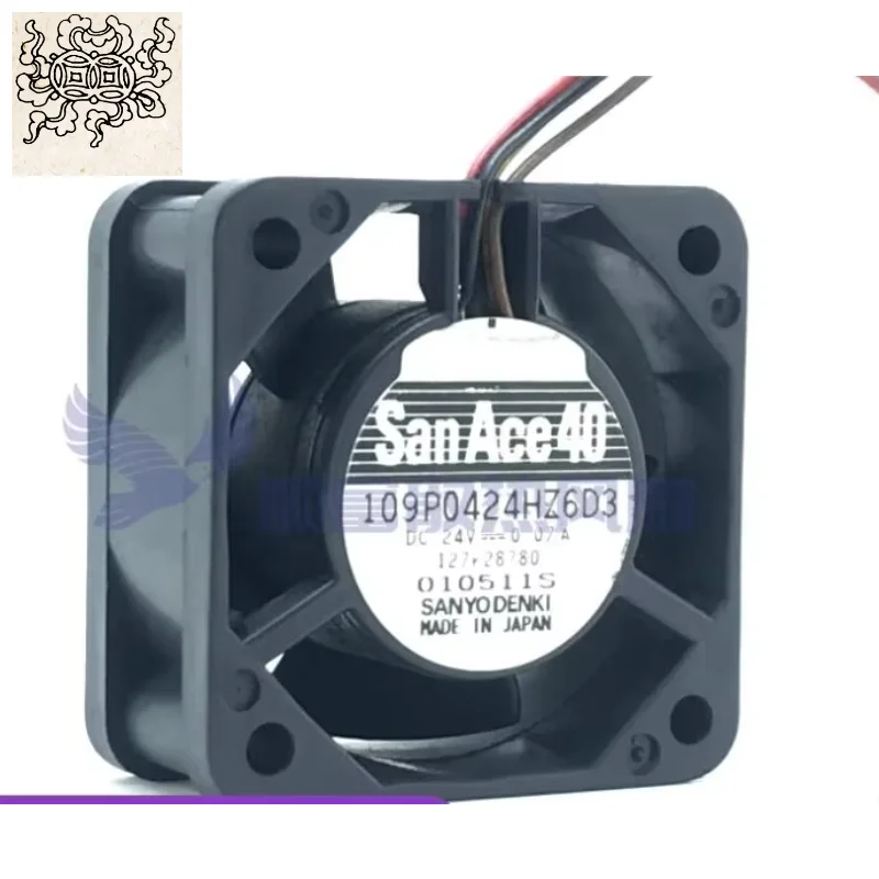 

Ltsf For Sanyo Denki 109P0424HZ6D3 DC 24V 0.07A 40x40x20mm 4-Wire Server Cooling Fan