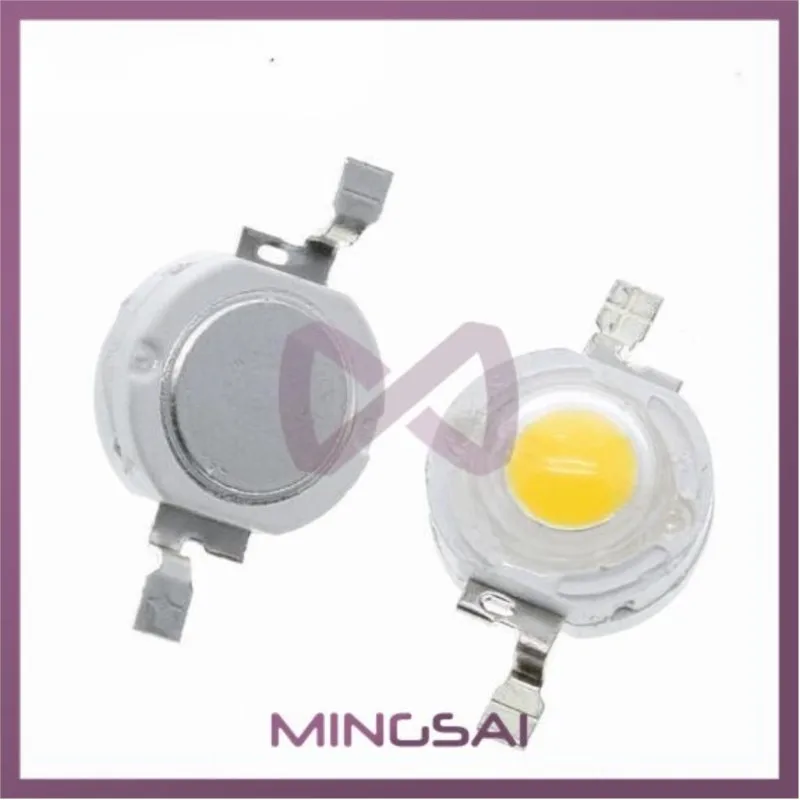 10 pçs/lote led 1w 3 100-120lm lâmpada led ic smd luz da luz do dia branco/branco quente de alta potência 1w lâmpada led grânulo