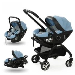 Multi Functional Newborn Baby Sleeping Basket, Baby Safety Seat, Baby Stroller, Multi-purpose Portable Four-wheel Stroller