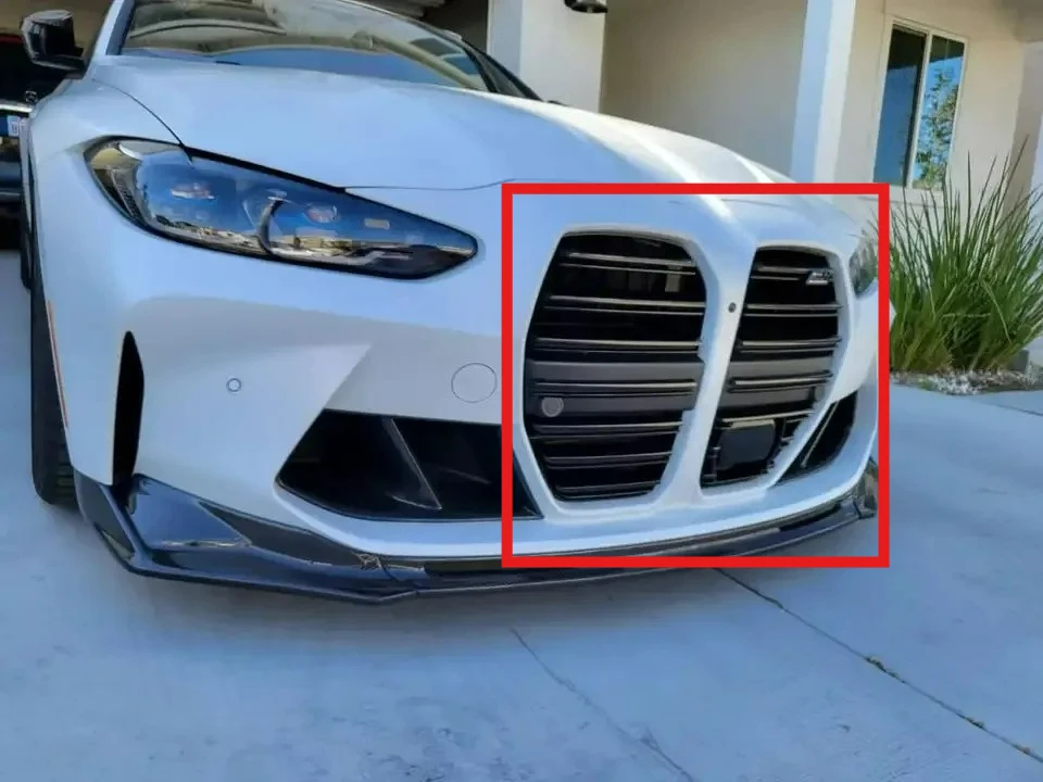 

Direct-Fit FORBMW G80 M3/G82 M4 Front Bumper Vents Air Ducts Dry Carbon Fiber 2022