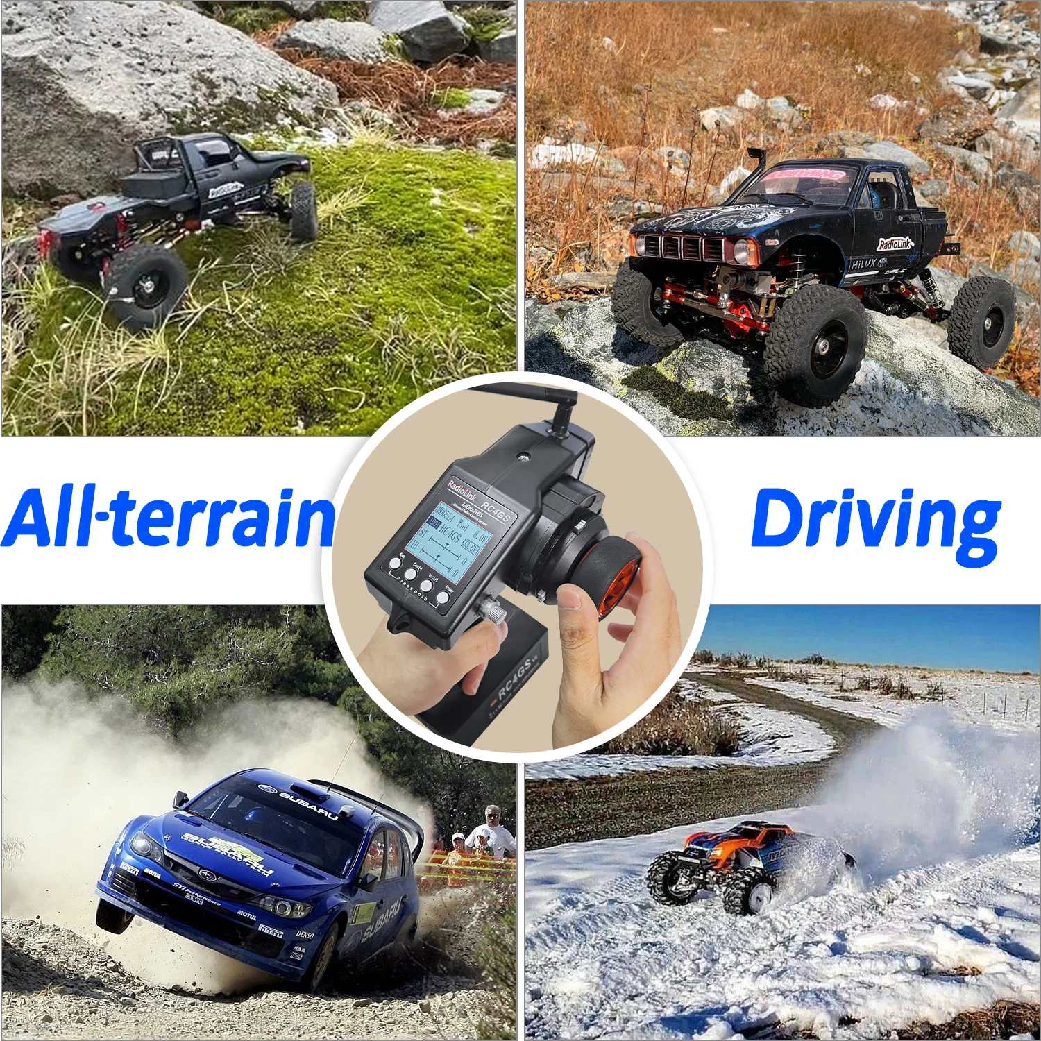 Radiolink RC4GS V3 (V2 Upgrade) 5 Kanalen RC Radio Zender en Ontvanger R6FG Gyro Afstandsbediening voor RC Auto Boot