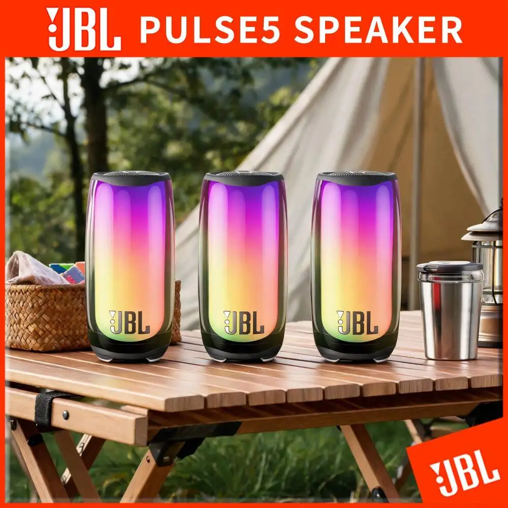 JBL Pulse 5 Wireless Portable Bluetooth Speaker Original Pro Sound PartyBoost 360 LED Light IP67 Water Dust Resistance