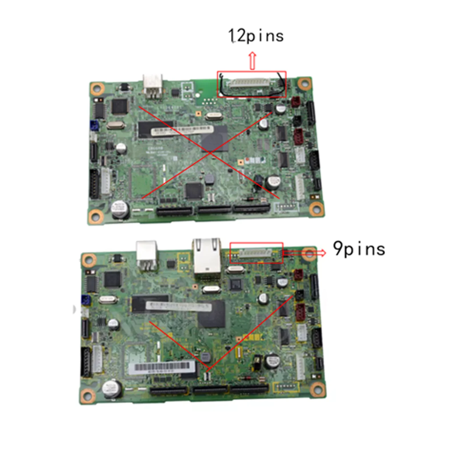 MFC-7360N 9PINS Mainboard Mother Board B57T019-4 Fits For Brother MFC 7360N