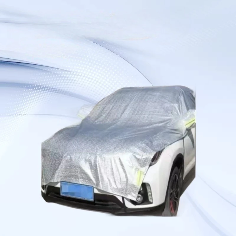 

All Seasons Universal Car Half Cover Lengthened Thick Cotton Car Front Windshield Hood Rain Heat Protection