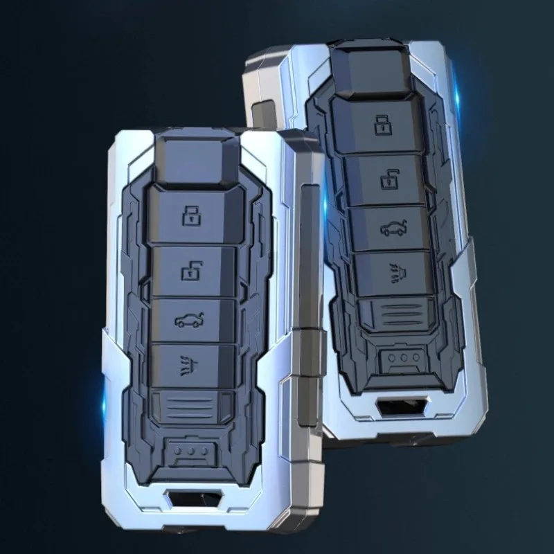 For Lexus NX260 ES200 ES300H RX300 LS500H Zinc Alloy Car Key Protection Shell Smart Remote Key Cover Interior Car Accessories