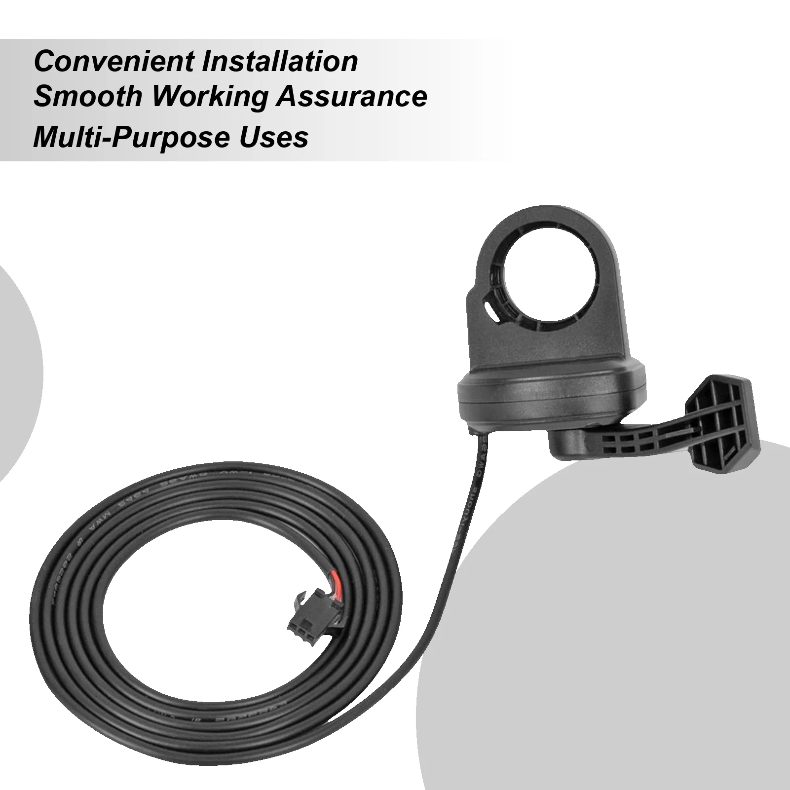 Scooter Throttle Ergonomic 3-Pin Controller Electric Scooter Brake Connector With Cable For ATV Motocross Off Road Go-Karting