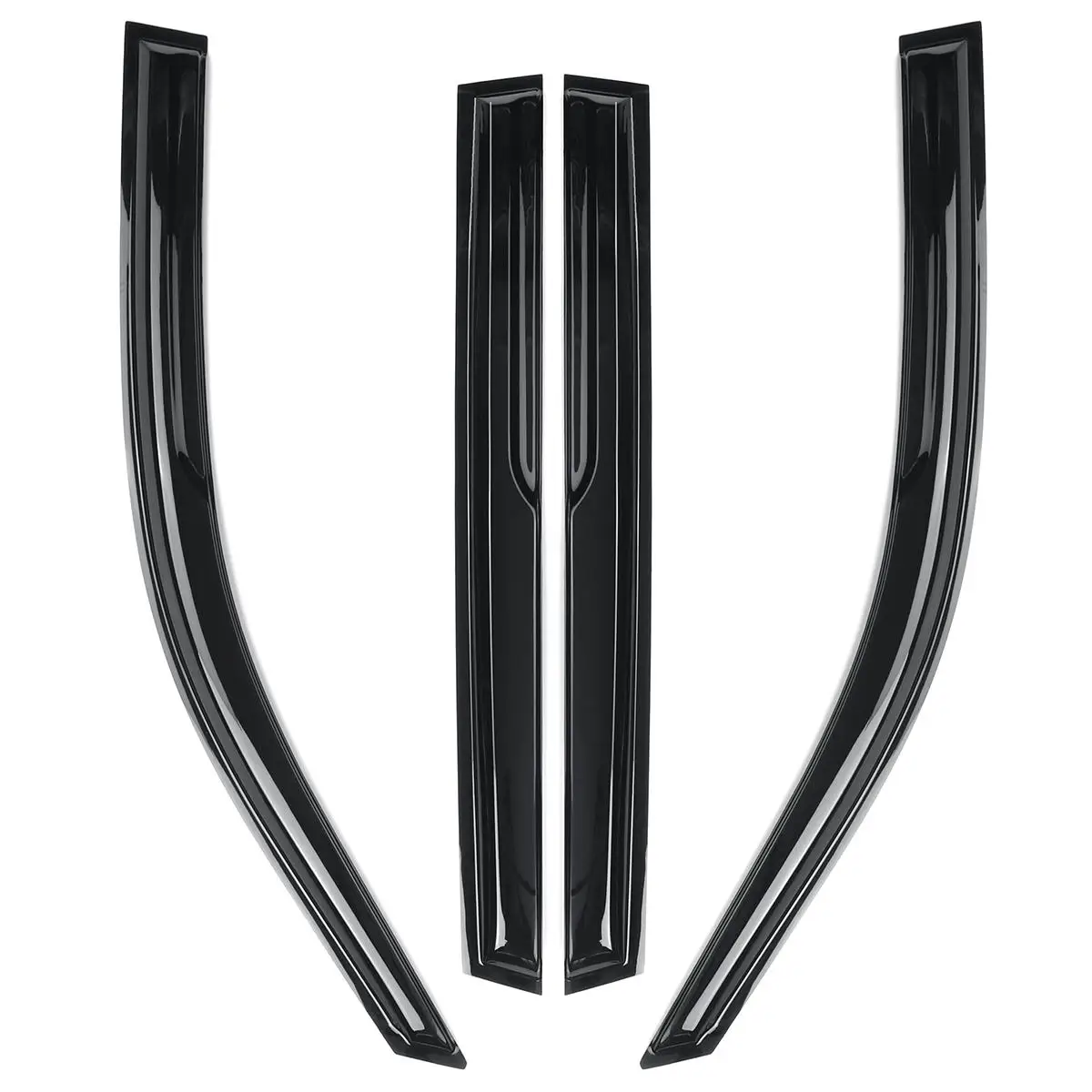 4x Car Window Wind Deflectors Tinted Window Visors Sun Rain Guard Vent Deflector For Geely For Atlas (NL-3) 1 l 5 door 2016+