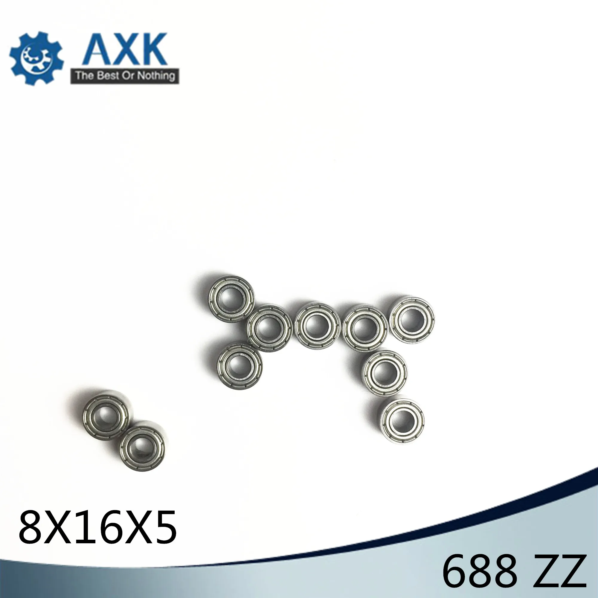 688ZZ Bearing ABEC-5 10PCS 8x16x5 mm Miniature 688Z Mini Ball Bearings 618/8ZZ EMQ Z3 V3 Quality 688 ZZ