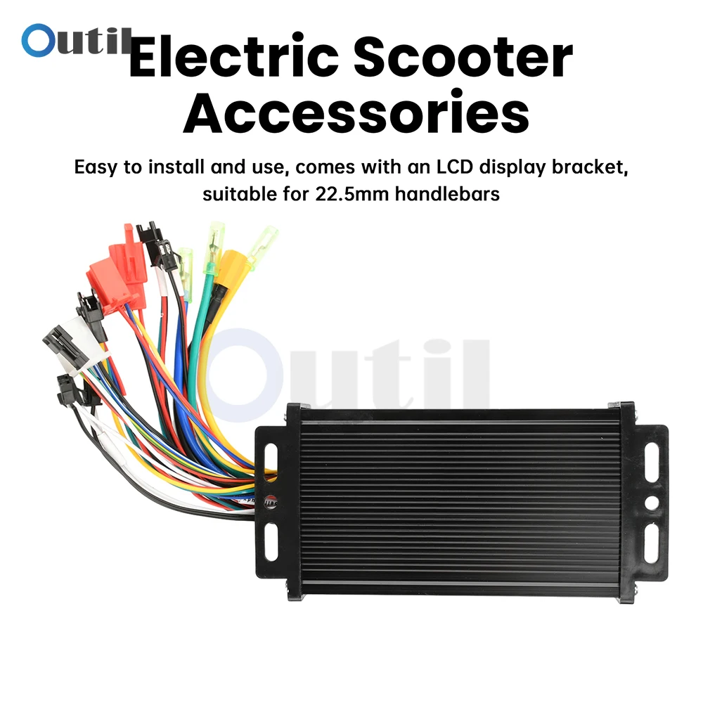 

36V-64V 750W-1500W 30A 3 Mode Sine Wave Controller with LCD Display Electric Bike Brushless Motor Controller Display Upgrade Kit