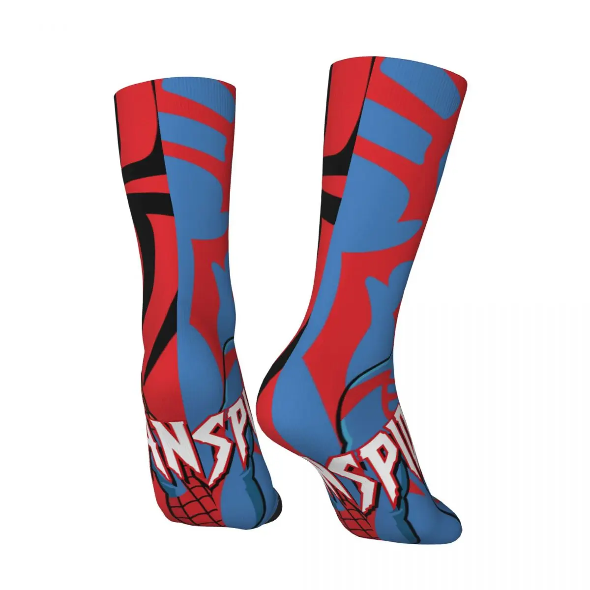 Happy Funny Signs Men's Socks Retro Harajuku Marvel Spider Man Hip Hop Novelty Seamless Crew Crazy Sock Gift Printed