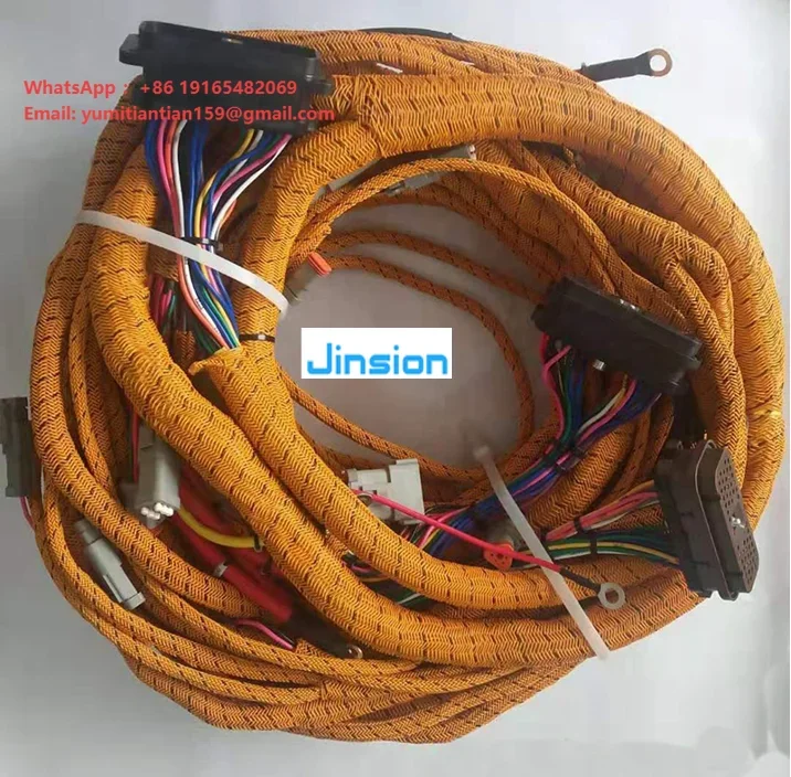 JINSION Drop Shipping for Higher Quality Excavator 320C Cab External Wire Harness AS-CHASSIS 204-9499 186-4605