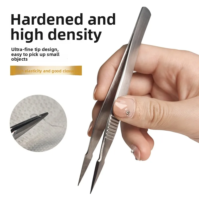 Original ANEX Kiga Manufacturing Stainless Steel Tweezers 135 Home Fabric Sewing DIY Materials Tools And Finished Products view 4