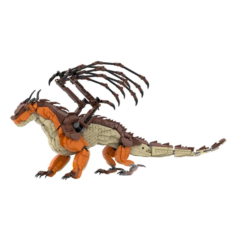 

MOC MudWing Building Blocks Model Animation Wings of Fire Magic Flying Dragon Bricks DIY Assembly Toys Children Birthday Gifts