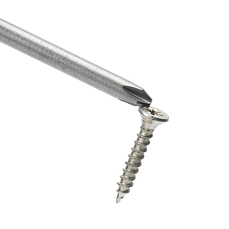 10 Buah Mata Obeng PH2 Berlubang Torx Magnetik 1/4 Batang 100Mm