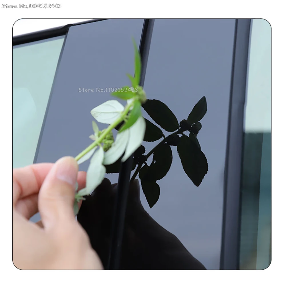Gloss Black Car Window Pillar Posts Door Trim Stickers Cover for Dodge Charger 2006 2007 2008 2009 2010 Auto Styling Accessories