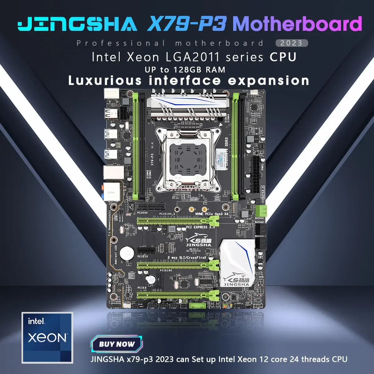 

Плата материнской платы JINGSHA, встроенный процессор E5 V1V2 LGA2011 с памятью DDR3, четыре канала, стандарт стандарта США, NVME M.2 PCIE16X