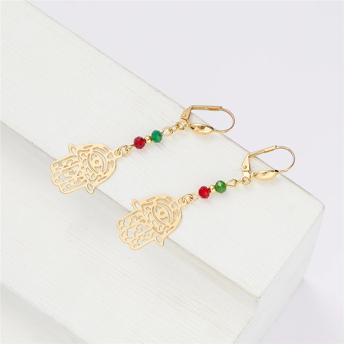 New Gold Plated Jewelry Set Rhinestone Hollow Out Necklace Earrings Bracelet Accessories Temperament Women\'s Metal Jewelry