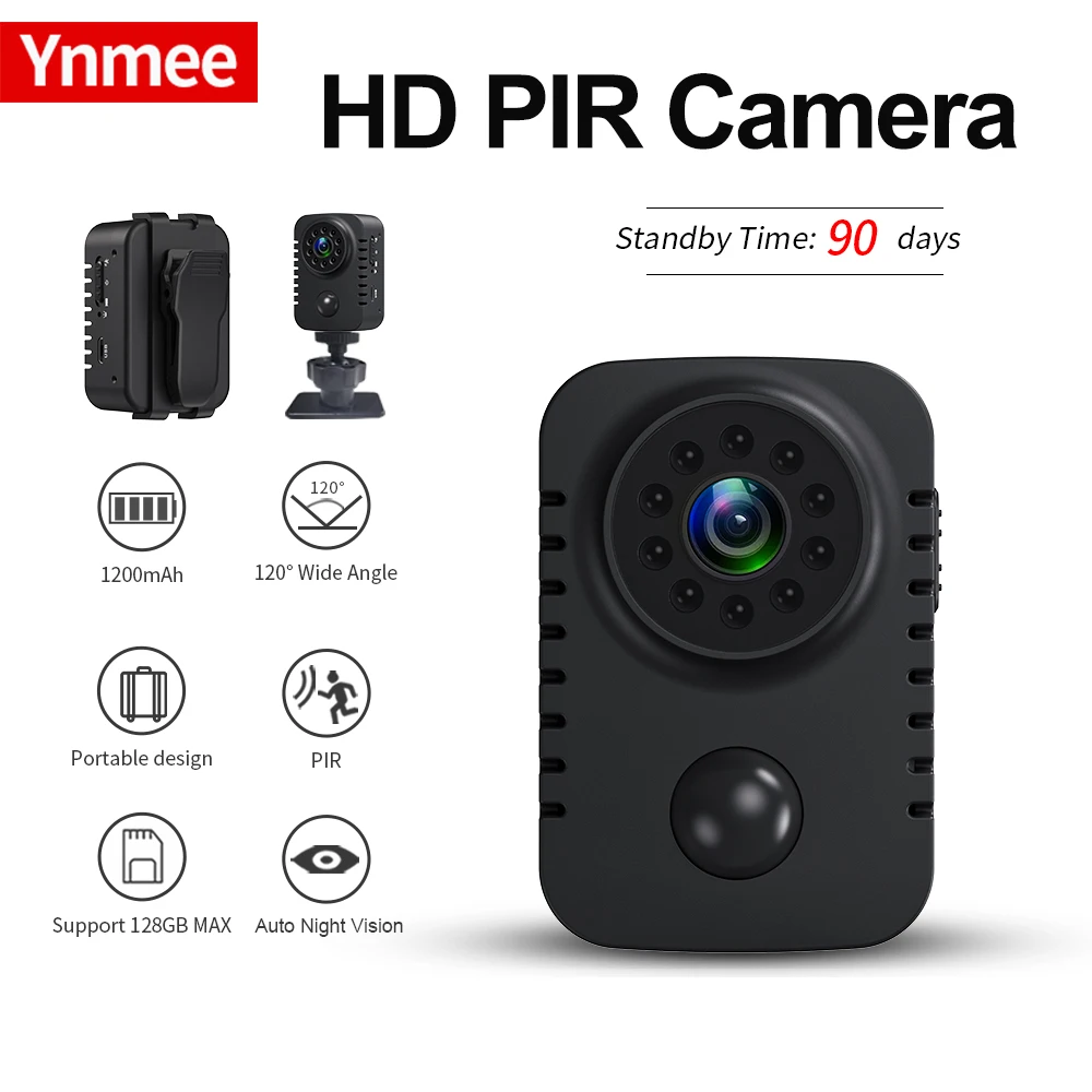 

Мини-камера видеонаблюдения 1080P Full HD с ночным видением