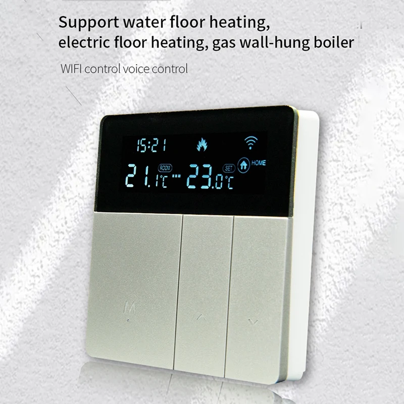 Tuya Wifi Thermostat Water/Electric Floor Heating Water Gas Boiler Smart Temperature Voice Remote Control