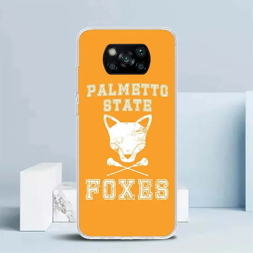 Andreil All For The Game Palmetto State Foxes Soft Cover for Xiaomi Poco X5 Pro X4 Gt X3 Nfc M5S Print Phone Case M4 M3 M2 F3 F2