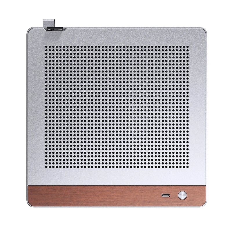 Jonsbo NV10 N10 ITX Mini Desktop Case 3.3mm Aluminum Alloy Chassis Shell Support 1U FLEX Power Suppl 4.5L Volume Small PC Casing