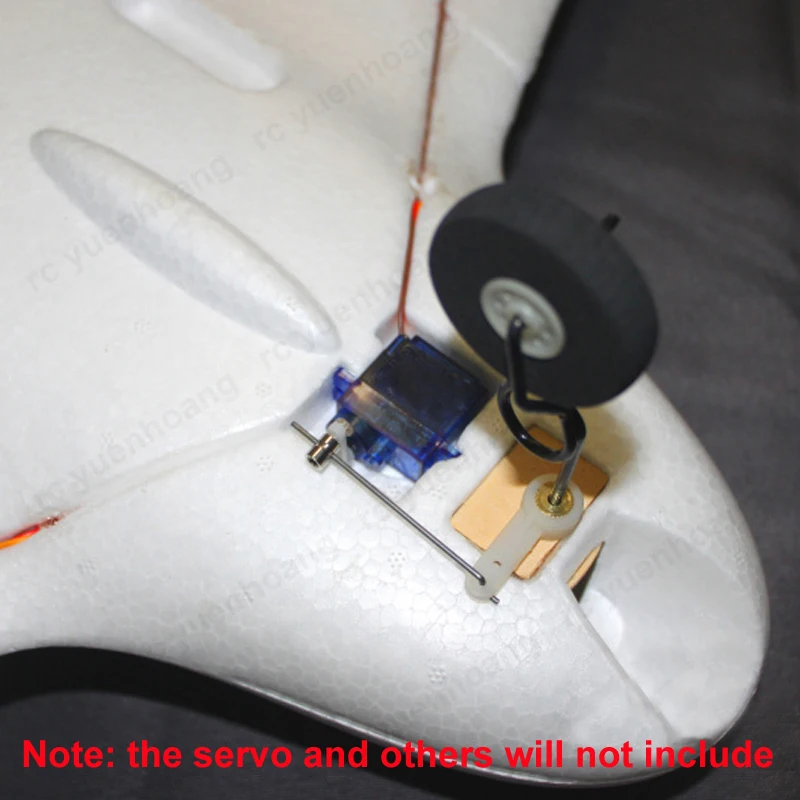 1 ensemble pour modèle d'avion libérateur Freewing, Kit d'assemblage de train d'atterrissage avant et arrière, volant, pièce de bricolage pour avion de ventilateur canalisé RC