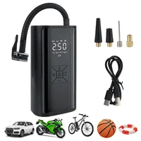 Bomba de aire Digital con luz LED, Inflador de neumáticos inalámbrico, compresor de aire, medidor de presión de neumáticos portátil, pantalla LCD, 150PSI, 120W