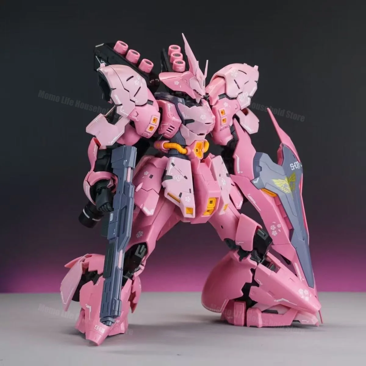 STAR Model 1/144 RG MSN-04 Sazabi pink Assembly Model Kits Plastic skeleton Anime Action Figure Robot Plastic Model Gifts Toys