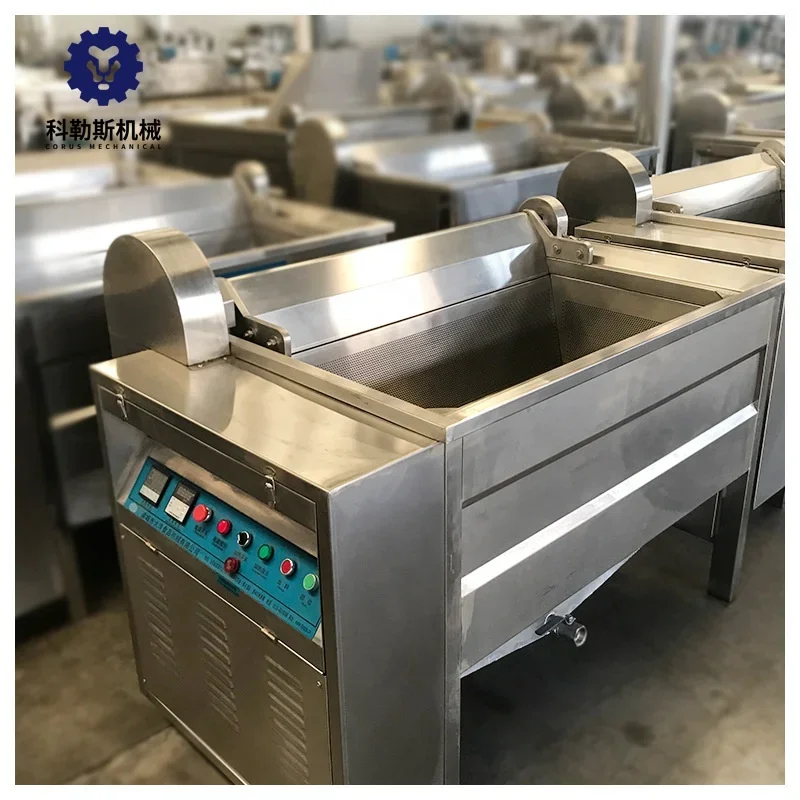 KLS Electric Fried Chicken Equipment Continuous Potato Chips Fryer Frying Machine