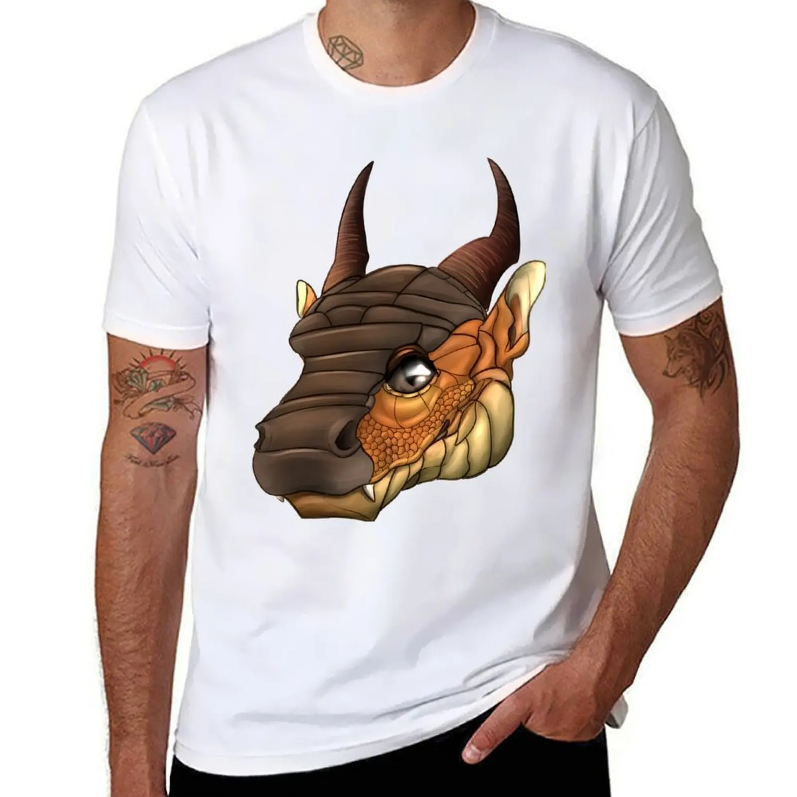 

Wings of Fire Clay chibi T-Shirt t shirt man cotton t shirts cotton 100% T-Shirt