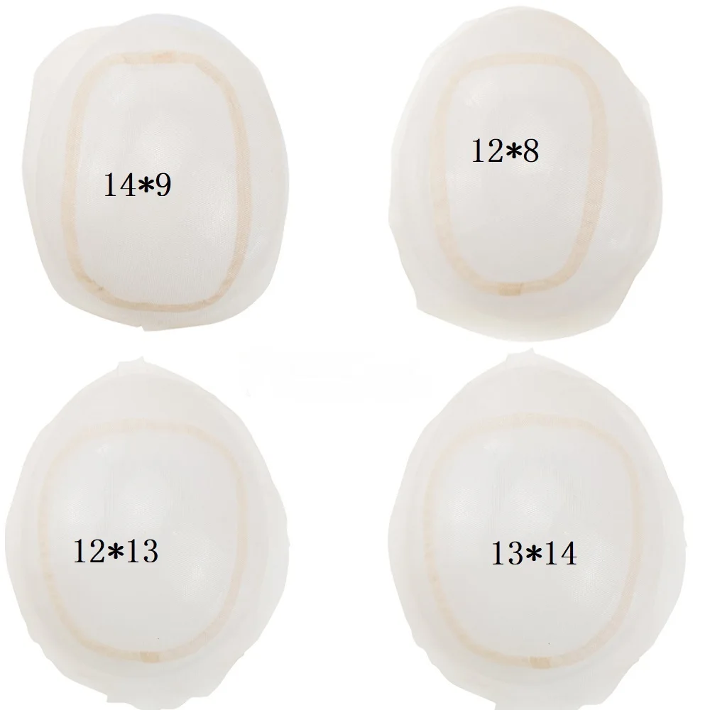 Wig Simulation Scalp Human Hair Metal Crochet PU Rubber Bottom Mesh Cap Imitation Biological Hair Block Mesh Bottom Material