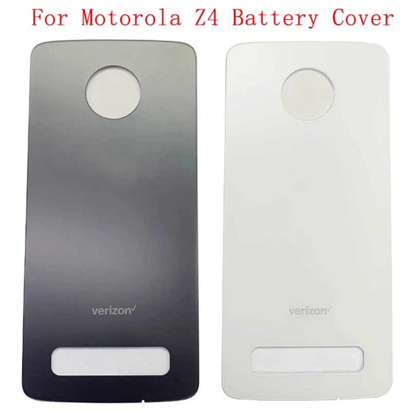 Battery Cover Rear Door Panel Housing Back Case For Motorola Moto Z4 Battery Cover with Logo Replacement Parts