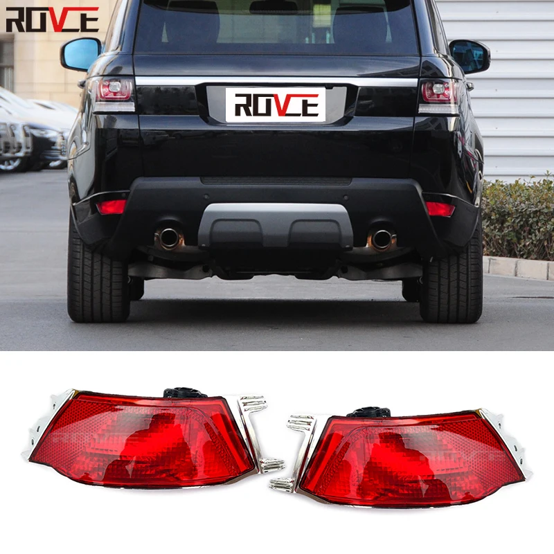 

Rear Bumper Fog Light Red Side Reflector Stop Taillight Signal Brake Lamp For RANGEROVER SPORT 2014-2017 Accessories