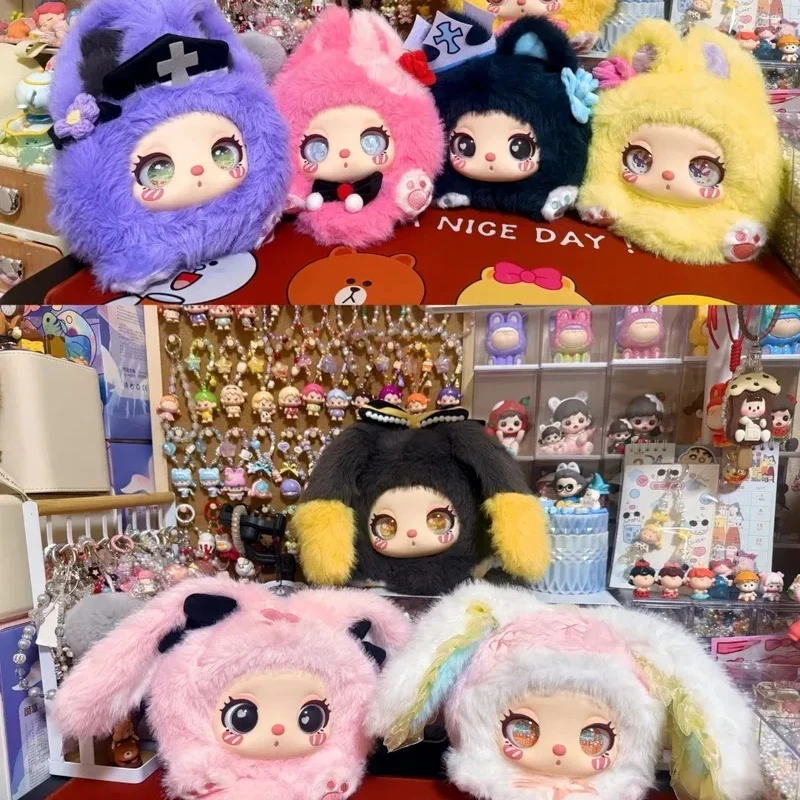 

Lila'S Cotton Candy Rabbit Bag Series Blind Box Toy Creative Cartoon Anime Peripheral Doll Bag Mysterious Box Girl Birthday Gift