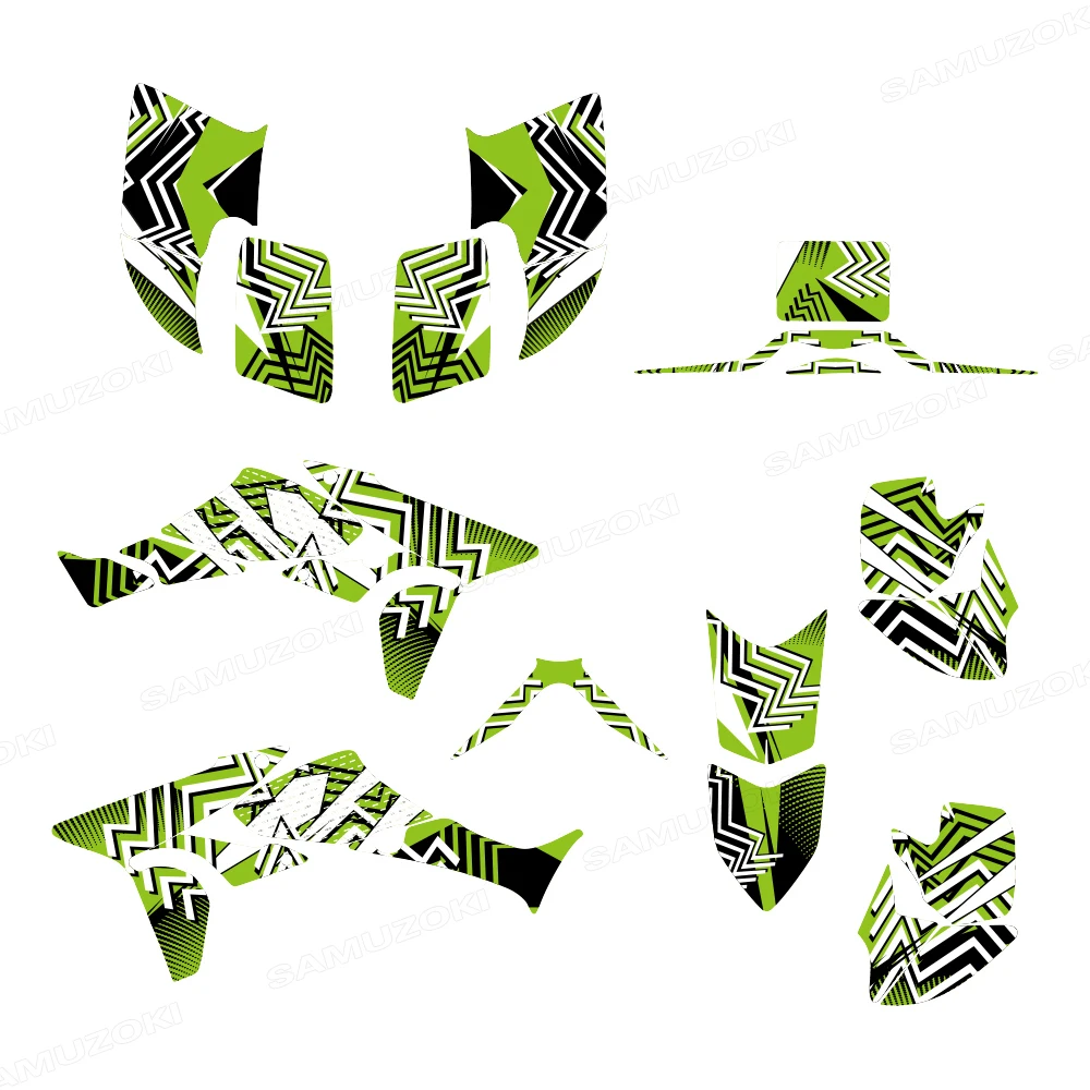 Fit for Honda TRX450R TRX 450R Fourtrax 2004-2018 TRX 450 R ATV Deco Sticker Graphics Backgrounds Decals Kit - view 2
