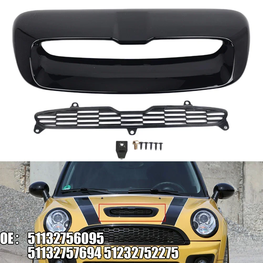 

Glossy Black Painted Hood Scoop Air Vent High-quality For Mini- R55 R56 R57 R58 R59 2007-2013 Direct Installation Car Accessory