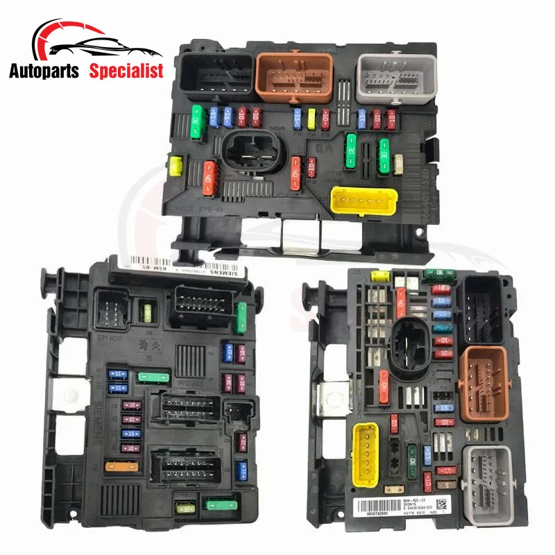 9809742880 Fuse Box Assembly BSM R20 R04 R05 For Peugeot 307 308 408 Citroen C4