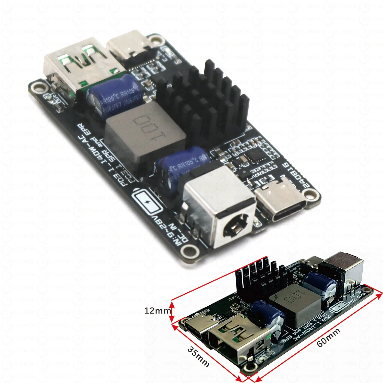 PD3.1 140W (28V 5A) Modulo di ricarica rapida TYPE-C USB Tutti i protocollo Desktop Car Ricarica rapida PD3.0 QC3.0 QC4 + Caricatore per telefono cellulare