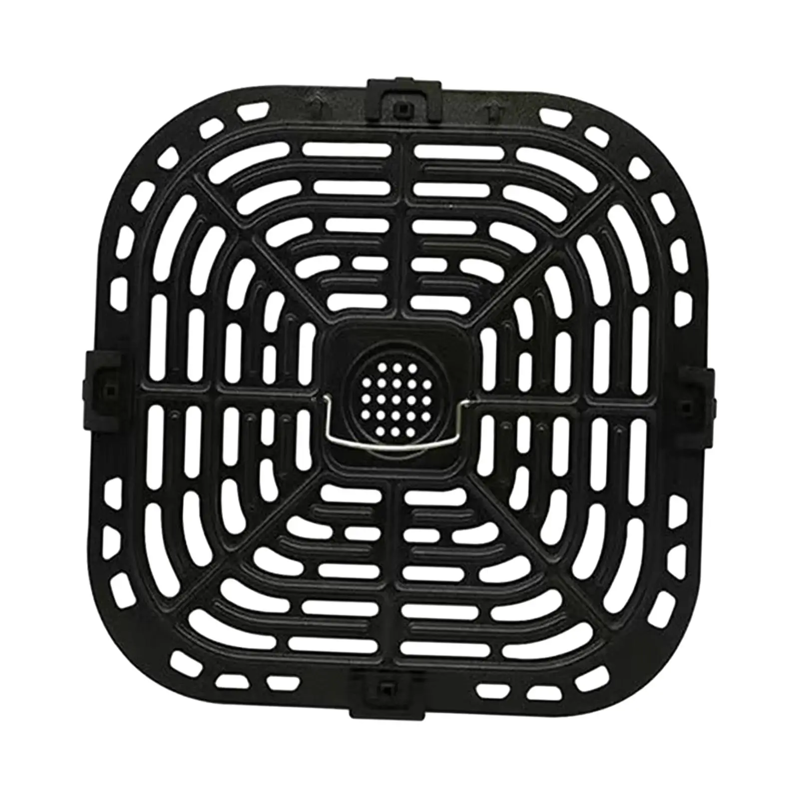 Air Fryer Replacement Grill Pan Cooking Easy to Clean Durable Air Fryer Replacement Parts Crisper Plate Nonstick Fry Coating Pan