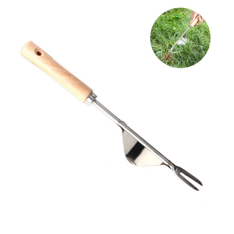 

Weed Remover Weeding Ripper Rooter Stainless Steel Base Weeding Tools Manual Weeding Gardening Tool