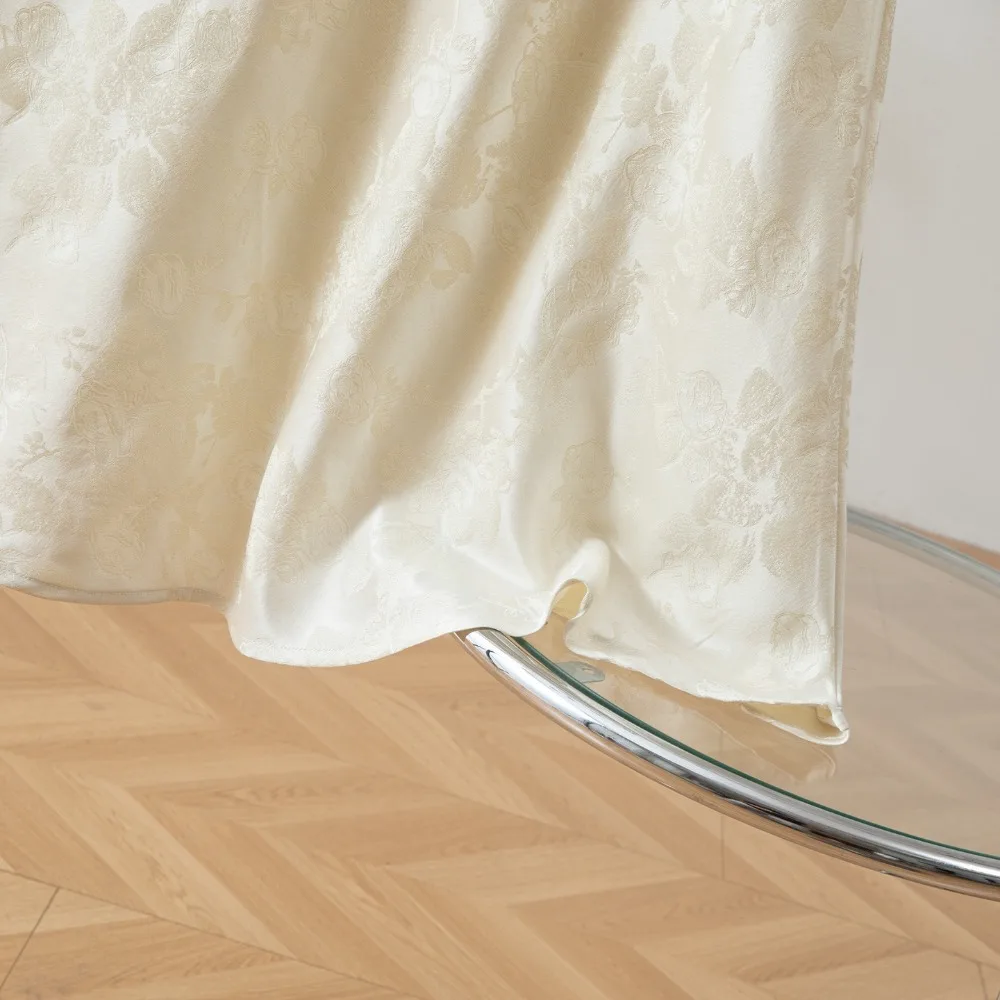 2025 Women's Fashion Autumn New Style 35% Natural Mulberry Silk 65% Wool White Temperament Package Hip Tail Skirt