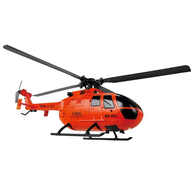 Helicóptero de controle remoto aeronave de controle remoto bo105 elefante helicóptero c186 modelo drone simulação brinquedo de longa vida