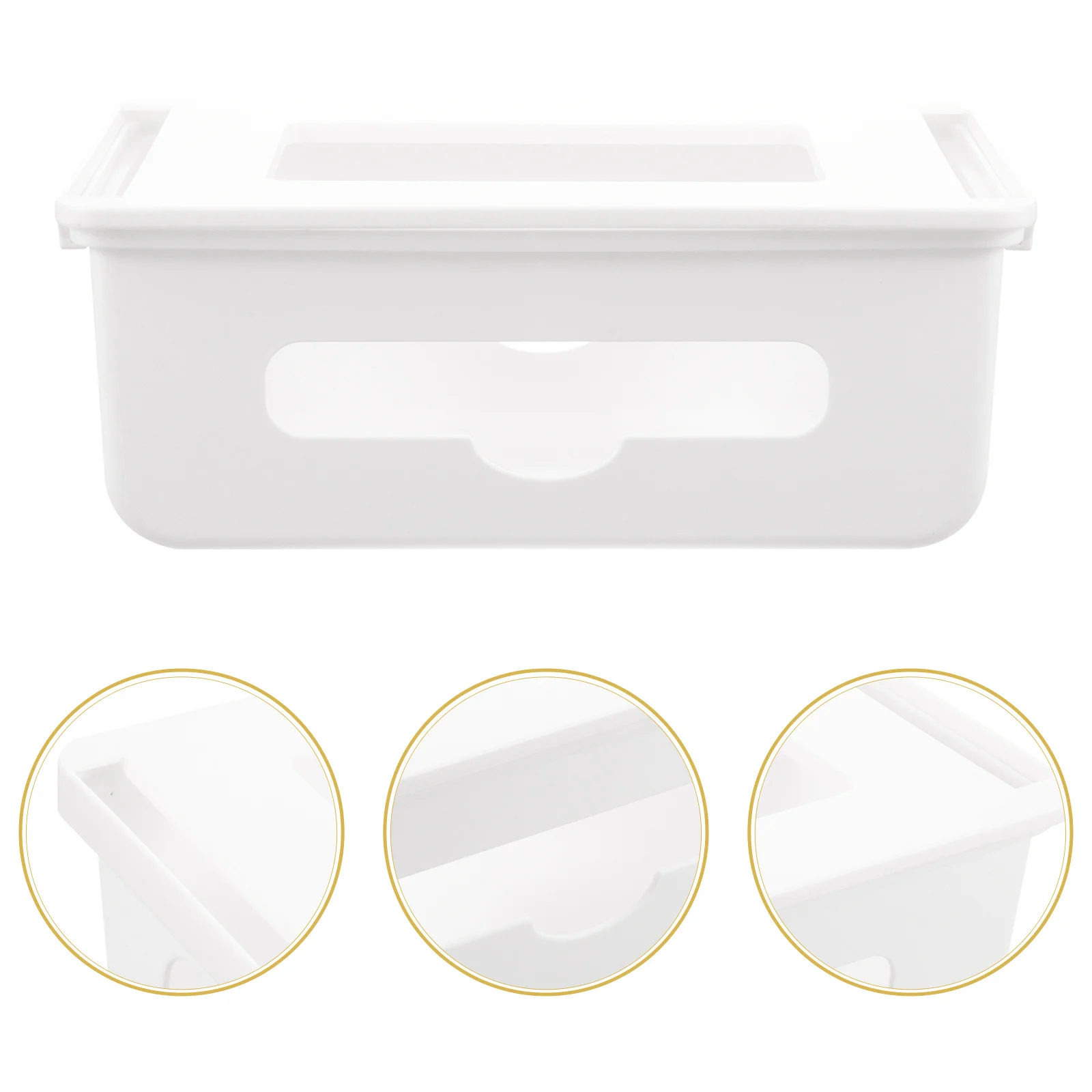 

Under Desk Storage Box Plastic Hidden Sticky Drawer Organizer for Cosmetics Pens Desktop Storage Organizer