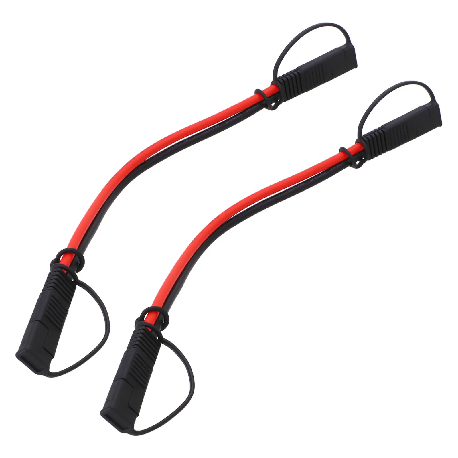 SAE to SAE Extension Cable with Waterproof Dust Cap for Enhanced Durability for Motorcycles and RVs Pack of Two