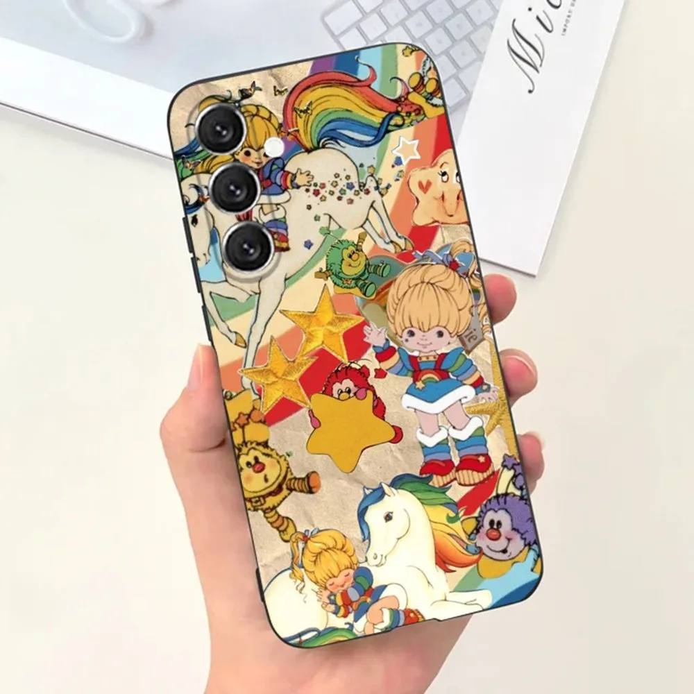 Cute Rainbow B-Brite  Phone Case For Samsung S21,S22 Ultra,S20,S30 plus,S22 plus,S23,S30 ultra 5G Silicone Cover